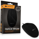 Wired optical mouse, 3 buttons, DPI 800, Black, CANYON