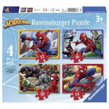 Puzzle spiderman, 12 16 20 24 piese, Ravensburger