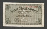 GERMANIA NAZISTA 2 MARCI REICHSMARK 1940 [27] P- 137a , 7 cifre , Litera Y