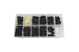 Trusa Clipsuri Auto JBM Mazda, 190 Bucati, Plastic, Compatibil OEM: 13104, 2042301, 999100402, B0016830200, N30413356A, 992640543A