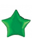 Balon Folie Metalizat Stea Verde Inchis - 45 cm