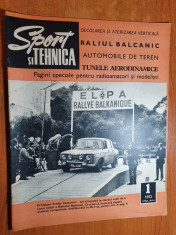 sport si tehnica ianuarie 1972-parasute sportive,deccolarea si aterizarea foto