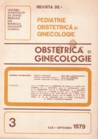 Revista de Obstetrica si Ginecologie, Iulie-Septembrie, 1979 foto