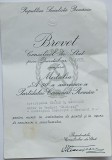 Brevet, A 50-a aniversare a Partidului Comunist Roman