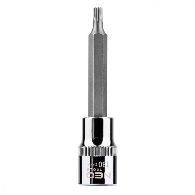 Tubulara cu Bit Torx lung 1/2&amp;quot;,T30 X 100 mm NEO TOOLS 08-763 HardWork ToolsRange foto