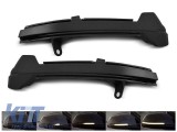 Semnale LED potrivite pentru oglinzile laterale ale BMW Seria 5 F10/F11 2013-2016, Seria 5 GT F07 2013-2016, Seria 6 F12/F13/F06 2014-2018, Seria 7 F0