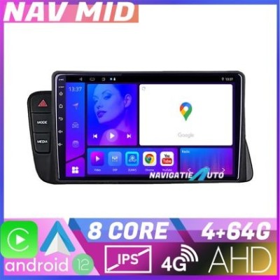 Navigatie Audi A4 2008 2016 NON MMI KIT A4 EDOTEC-LITE Android Ecran 720P Octa Core 4 64 Carplay CarStore Technology foto