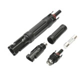 Conector MC4 cu siguranta fuzibila 15A, 1000V DC, IP67 pentru panouri fotovoltaice