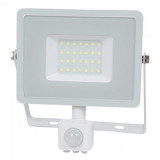 Reflector cu LED, 30 W, 2400 lm, 6400 K, senzor de miscare, Alb, General