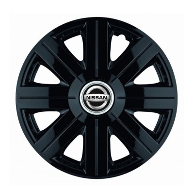 Set 4 Capace Roti, potrivite jantelor de R16, pentru Nissan, model Cosmos Negru foto
