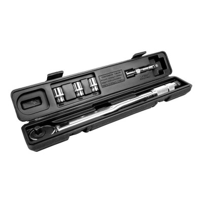 Set cheie dinamometrica si accesorii Gude 39010, 1 2 , 40-210 Nm, 5 piese foto