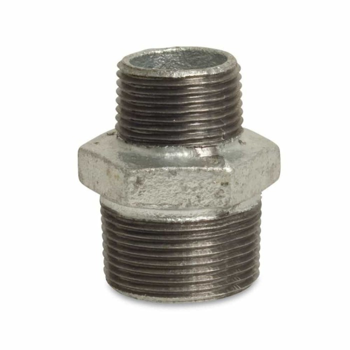 Reducție Niplu din Fontă Maleabilă 1/2&quot; x 1/4&quot;