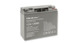 Acumulator AGM Qoltec | 12V | 20Ah | max. 300A