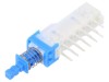 Comutator Acționat Prin Apăsare 4PDT OFF-ON 0.1A 30VDC