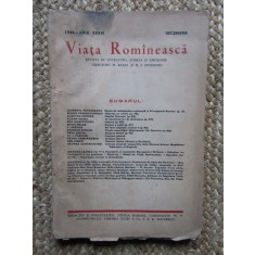 VIATA ROMANEASCA 1944 ANUL XXXVI DECEMBRIE