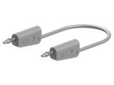 Cablu de măsurare gri 0,5m 60VDC 30VAC 19A PVC