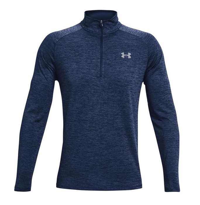 Bluza sport pentru barbati Under Armour Tech 2.0 1 2 Zip, albastru Academy, 2XL - OUTLET