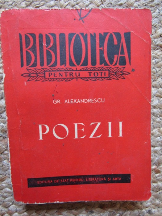 Gr. Alexandrescu - Poezii