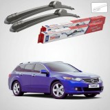 Cumpara ieftin Ștergătoare Honda Accord Gen VIII Tourer (CW) Estate 2008-2015 | Set Față Flat &ndash; TeamCar&reg;