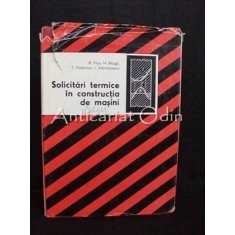 Solicitari Termice In Constructia De Masini - Bazil Popa