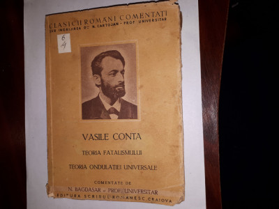 CY V. CONTA &amp;quot;Teoria Fatalismului &amp;amp; Teoria Ondulatiei Universale&amp;quot; pagini netaiate foto