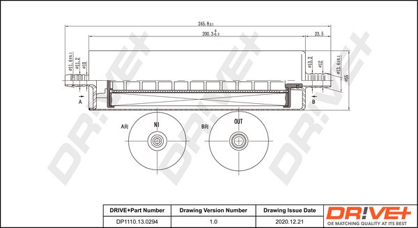 Dr!ve+ DP1110.13.0294 filtru combustibil