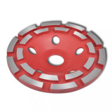 Disc diamantat dublu tip ceașcă pentru șlefuire beton 125 mm, vidaXL