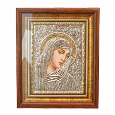 Icoana Fecioara Maria Indurerata argint Ag925