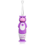 Cumpara ieftin Brush Baby WildOnes WildOne periuta de dinti electrica + 2 capete de schimb pentru copii Hippo 1 buc