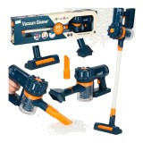Aspirator vertical de jucarie pentru copii 2 in1 cu funcție de aspirare, bleumarin