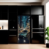 Folie imprimata color pentru decor Frigider, dimensiune 200 x 90cm, model: AVX-FR09, AVEX
