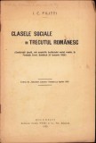 C5376N Clasele sociale &icirc;n trecutul rom&acirc;nesc de I C Filitti, 1925