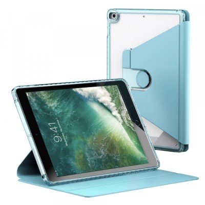 Husa pentru Apple iPad 9.7 (2018) / 9.7 (2017), Techsuit, Crystal Vision, Bleu foto
