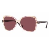 Ochelari de Soare Damă Vogue VO5488S-30625Q Roz, Lentile &oslash; 56 mm, UV400, Carcasă Inclusă