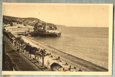 AD 656 C. P. VECHE -COASTA DE AZUR -NICE-PROMENADE DES ANGLAIS PALAIS DELA JETEE foto