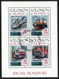 Insulele Solomon 2013: Set Complet Timbre - Transport Special, Colita + Bloc. Colectie filatelica