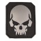 Patch PVC SKULL 3D Mil-Tec Negru