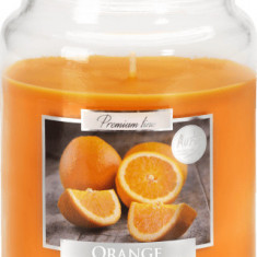 Lumanare parfumata bispol borcan premium line - orange