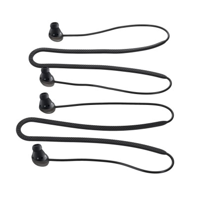 Set 2 Curele pentru casti Samsung Galaxy Buds Pro, Kwmobile, Negru, Silicon, 56874.01 foto