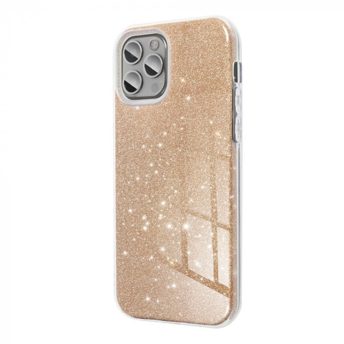 Husa de protectie, PartnerTele, Shining pentru Samsung Galaxy S23 Plus, Gold