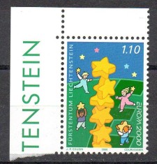 LIECHTENSTEIN 2000, EUROPA CEPT, serie neuzata, MNH foto