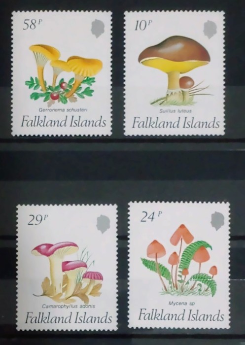 Falkland islands 1987 ciuperci , Serie 4V nestampilat