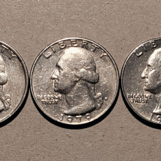 25 centi USA - SUA (1978, 1979 D, 1980 D)