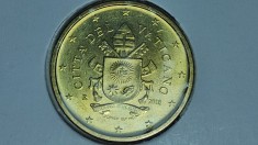 Vatican - moneda de colectie greu de gasit - 50 euro cent 2018 UNC - Papa Francis