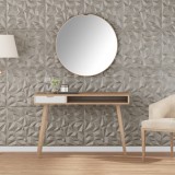 VidaXL Panouri de perete 24 buc. Beton 50x50 cm XPS 6 m&sup2; ametist
