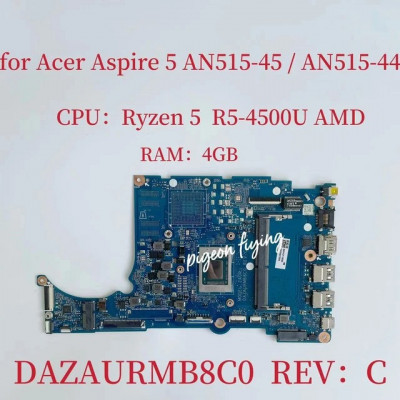 Placa de baza noua pentru Acer Aspire A515-44 cod NB.HVZ11.001 cu procesor R3-4300U Cip grafic AMD Radeon cu 4gb memorie foto