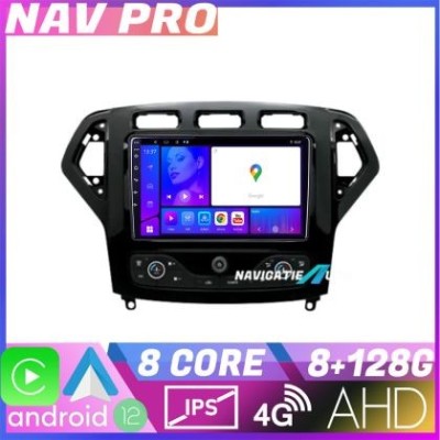 Navigatie Ford Mondeo 2007 2010 EDOTEC-LITE Android Ecran 720P Octa Core 8 128 Carplay CarStore Technology foto