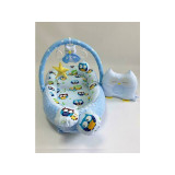 Babynest Plush MyKids 0115 Owls Blue