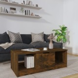 Gossi masuta de cafea, stejar fumuriu, 102x50x36 cm, lemn prelucrat