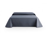 Cuvertura de pat velour, Somnart, 220x240 cm, gri Relax KipRoom